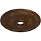 Ekena Millwork Swindon Ceiling Medallion (Fits Canopies up to 6 1/8"), 24"OD x 4"ID x 1 1/2"P, Root Beer Crackle CM24SWRBC - alternate 3